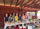 Senior Volunteer Appreciation  with Janice Foss, Kay Peterson, and the Senior Citizens Board: from left to right, JoAnn Steindl, Lorraine Brustad, Nancy Weertz, Dorothy Bellefy, Kay, Phyliss Baumaan, Gail Vorderbruggen and Janice. Missing  were Joan Hanson and Margo Mankie
