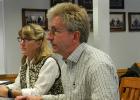 Sheldon Monson, spokesman for the Four Legged Lake landowners, and land owner Karen Gebhardt were at the recent Board meeting to help explain community concerns regarding water levels at Four Legged Lake. The County Board wants the RLWD to work with the community for a solution, and says they should talk to people who live in the area. 