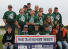 Clearwater County had 19 youth participat in the Minnesota 4-H State Shooting Sports & Wildlife Invitational. Back row- Matthew Rankin, Daniel Rankin, Kayla Johnshoy, Layla Engebretson, Hannah Johnshoy, Peyton Berg. Middle Row - Tucker Coombs, Ellyse Berg, Shya Engebretson, Derrick Norman, Bella Dahl, Becca Dahl. Front Row - Micah Tramm, Nataly Stout, Sarah Imle, Nora Stout, Isaiah Tramm. Not Pictured: Beau Berg, Brett Berg
