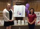 Taylor Hanson, Community Manager and Kayla Hawkinson, Senior Manager, both from Relay For Life of the American Cancer Society