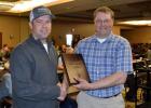 The Minnesota Sustainable Forestry Initiative(r) Implementation Committee (SIC) named Greg Cook Logging as the 2015 Logger of the Year. The award was given by Roger Johnson.