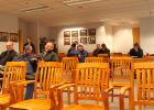 County Engineer, Dan Sauvé opened bids from a room full of eagerly awaiting contractors hoping to obtain the contract for upcoming grading and aggregate base work in Clearwater County. 