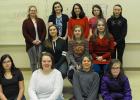 Members of the Clearbrook-Gonvick Girls Ensemble who received a superior rating at the music festival that was held at the Bagley High School.