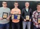 The Rebels boys’ basketball Special Team awards were presented to Dylan Olsen, John Renner, Ethan Vettleson, and Matt Vettleson. 