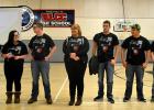 Red Lake County Central Robotics team went to State Competition. Pictured are Angel Aumun, Lynsey Morris, Brandon Lee, Dede Walton, Kyle Gagner, Alec Castaneda, and Nick Plante. 