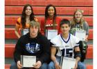 Spotlight on Scholarship Certificates for RLC Track were given to (front) Nicholas Pahlen, Connor Lambert, (back) Ashley Longtin, Julia Bernstein and Zoe Russillo. 