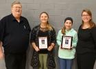 Red Lake County Central December Students of the Month: Mike Swenson nominated Megan Berberich and Taya Morinville was nominated Mrs. Bobbi Aakhus. 