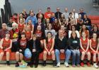 RLCC Mustangs girls’ basketball team with their honored guests for “Gratitude Activity” at the last home game.  The guests were those the players were thankful for and had impacted their life. 