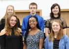 New inductees into RLCC’s Honor Society are (back) Calyssa Eskeli, Andrew Fish, Jayden Iverson, (front) Lilly Guillemette, Adrianne Jones, and Sophia Linder.