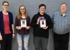 RLCC April Students of the Month were given to Allison Aakhus presented by Ms. Jessie Hamrum and also to Danny Guillemette presented by Mr. Michael Swenson.