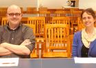 Clearwater County Assessor Jamie Freeman, on the right, and Deputy Assessor Eric Beier came to conduct the Board of Equalization meeting. 