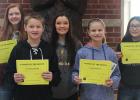 January High School Students of the Month Pictured left to right: Naomi Shamp, Logan Westrum, Rachel Lavin, Abby Engen, Justyce Auginash. Not Pictured: Rose Java
