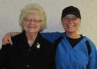 Pictured with Kristie is Kathy Eck.