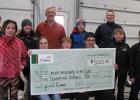 Left to Right) Grace Smith, Quinnlynn Kenfield, Kendra Rondorf, Gary Purath (Pioneer Seeds), Haydon Shulstad, Justin Solie, Kaydon Kenfield, Jacob Solie, Jacob Harmoning, and Coby Knott).