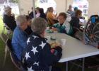 Pat Asselin, Joyce Asselin, and Eleanor Christianson enjoy visiting at the Customer Appreciation Day.