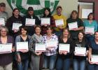 2016 Volunteer recognition Back Row L - R Lynn Anderson, Shelley Johnshoy, Dan Johnshoy, Sara Tramm, Rick Lewis, Ora Mord, Coral Anderson, Pat Larson,  Front Row L-R Marceen Hammer, Sandy Girtz, Mindy Broden, Tina Lucken, Marie Powell, Crissy Otting, Stephanie Tronnes. 
