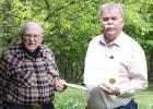 Gonvick Mayor Lauris Krogstad with Al Paulson.
