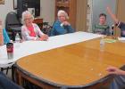 Senior Connection meeting with Vivian, Bonnie, Charlotte, Linda, and  Julie Nelson, volunteer.
