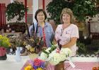 Last years Open Class Flowers with Sue Sandland and Peggy Arlaud at the Clearwater County Fair.