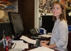 Kendehl Ballard in Pohlad Internship program at the Leader-Record.