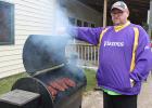 The winner was Corey Westrum of Leonard at the Rib contest. The ribs simmered all day and at 1:00 they were tasted and judged. It was part of the second Fall Fest that was held in Clearbrook on Saturday, September 16. Corey is the owner of North Star Pest Control and Town and Country Car Wash in Clearbrook.