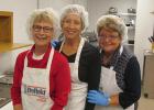 Our serving crew – Eileen Lien, Sue Gunvalson, Terri Godtland.