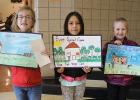 Clearbrook/Gonvick Fire Prevention Poster winners in Brenda Faldets second grade class were from left to right: Alexa Anderson, second place, Ja’Nya Hardy Martin, first place and Lainey Fawver, third place. Ja’Nya was the overall winner of all the posters that the fire department looked at.