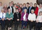  Former First Ladies for Clearwater  are shown in the front row:  Marilyn Stinar, Alice Gunderson, Donna Rae Jacobson, (present First Lady) Lois Hoie, Vivian Torkelson, Lillian Sauer. Standing from left to right: Lila Strandlien, Ardis Thompson, Eileen Lien, Linda Kaul, Marilyn Melby, Adeline Beltz, Ardella Lindberg, Dee Strandlien, Crystal Schmitz, Darlene Sawyer, Betty Johnson and Shirley Gunderson.