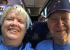 Nancy Vyskocil traveled with her father Ordean, a resident of Clover township, on the National Honor Flight trip to Washington, D.C.  A group of nearly 100 veterans traveled by bus to visit memorials and other sites throughout the city