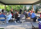 Many People attended the Flag Day Ceremony at the Oklee Area Veterans Memorial Park. 