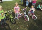 Bike winners at the Gonvick Pumpkin Day were left to right: Bryson Fiedler, Ellyse Berg and Jesse Halverson.