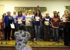 Minnesota music was presented by show participants and members of the Gully Parish Confirmation class. Conducting the group was Doug Robbins who spent several hours writing the script and getting people to take part in the program "A Gully Home Companion."  Talents of Minnesota people who were highlighted included: Bob Dylan, John Denver, Andrews Sisters, Florian Chmielewski, Tiny Tim and Judy Garland.