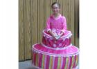 Karlie Schow took the cake when she won one of the best costume prizes during the Community Club Halloween Party in McIntosh last Sunday, October 30th.