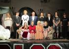 Cast of Something’s Afoot: Front row (l to r): Kara Longtin (Regina Rancour), Jade Person (Lady Grace Manley-Prowe), Sydney Melby (Hope Langdon), Hannah Kolstoe (Miss Tweed). Back row (l to r): Jeremiah Rathsack (Stage Manager), Danny Guillemette (Flint), Tom Nelson (Geoffrey), Nick Pahlen (Col. Gilweather), Lily Guillette (Lettie), David Clifton (Clive), Jayden Iverson (Dr. Grayburne), and Jonathan Roue (Special Effects).