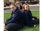 Savanna Rankin, Jacey Tronnes, and Rose Java at the 88th Minnesota FFA Convention.