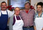 Erick Colborn, Deanna (Dee) and Milo Durkin, and Angela Seyller. Dee and Milo own Dee’s Leonard Café. Erick is Dee’s brother, and Dee says Angela is one of her best friends.