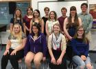 Music students of RLCC that performed at Music Night on Wednesday, May 11: (Back Row) Deidra Walton, Abby Walton, Matt Vettleson, and Phillip Sorenson. (Middle Row) Sydney Melby, Miranda Magnell, Holly Vettleson, and Kjersten Walton. (Sitting) Lacey Pendelton, Billie Jo Gryskiewicz, Natalie Aakhus, and Kara Longtin.