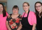 Mckenzie Momerak, Kandi Momerak, Renee Hutchens, and Ashly Brenton make up the staff at Kandi’s Kitchen in Gonvick.
