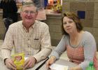 Brian and Bonnie Stanley came for the BBQ supper before watching their grandkids take the basketball floor.