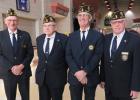 Gonvick American Legion members presented the colors at the Veteran’s Day Program in Gonvick on Monday, November 12. From left to right: Dennis Johnson, Lauris Krogstad, Gus Ollestad and Richards Sather.