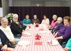 From left to right: Adeline Beltz, Becky Colbank, Sandy Sather, Virginia Faldet, Cindy Erickson, BerniceMagnussen, Betty Randklev and Marlene Westrum.