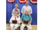 Outstanding Senior Citizens for Clearwater County were named at the fair. Marilyn and Darol Melby were chosen for this honor for 2016.  With them are committee Co-Chairperson Dee Strandlien and Al Paulson.