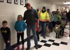 The dads and students patiently waiting to be served at the Breakfast with Dad, an appreciation event sponsored by the RLCC Elementary.