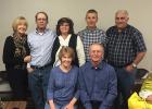 Jim Stordahl’s classmates that attended the Benefit on Sunday afternoon in McIntosh were: (back, l-r) Naomi Thompson, Craig & Bev (Tangen) Helgaas, Mark Hartel, Rudy Finseth; (front, l-r) Annette Carlson and Calvin Schow.