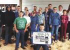 Clearwater County  youth at the NE Livestock Show; Front Row: Bryce Haugen; 2nd Row: Peyton Berg, Brett Berg, Matthew Rankin; Back Row: Caleb Petterson, Garrett Riewer, Jackson Kaiser, Charlie Kaiser, Kennedy Riewer, Nataly Stout, Nora Stout, Rose Java, Kayla Johnshoy, Hannah Johnshoy, Aubrey Riewer, Kayla Nyegaard
