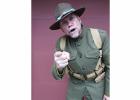 History performer Arn Kind.