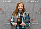 Congratulations to Naomi Shamp! She earned 2nd place individual at the University of Minnesota Crookston General Livestock Judging competition. She is the daughter of Marilyn and Tim Shamp of Clearbrook. She attends Clearbrook-Gonvick High School. 
-Photo courtesy University of Minnesota Crookston.