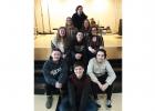 Clearbrook-Gonvick High School play actors include back: Danika Harmon; 3rd Row: Savanna Rankin, Abby Johnson; 2nd Row: Jazmyn Smith, Ethan Erickson, Callie Baker; 1st Row: Jaden Baanrud, Korbin Glass and Sydney Dahlke