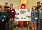 Clearbrook-Gonvick River Watch Team placed second at Red River Basin River Watch Forum. Pictured left to right: Sarah Goudge (advisor), Elliot Dickey, Austin Kindom, Kati Knutson, MaKayla Burman, Nate Dahl and Mike Gray.
