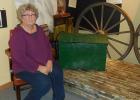 Tamara Edevold is in her 26th year as the Historical Society Executive Director. This is an area of the “1896 – The Home Place” display, which she and the museum staff designed and built, and is currently being featured at the History Museum in Shevlin. “I love telling the stories of the people,” she says. “The old stuff is awesome to have too, but it’s about the people and learning about their history.”
